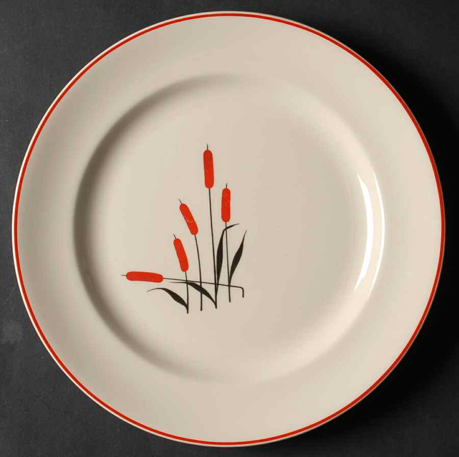 Cattail (Camwood) Salad Plate by Universal-1