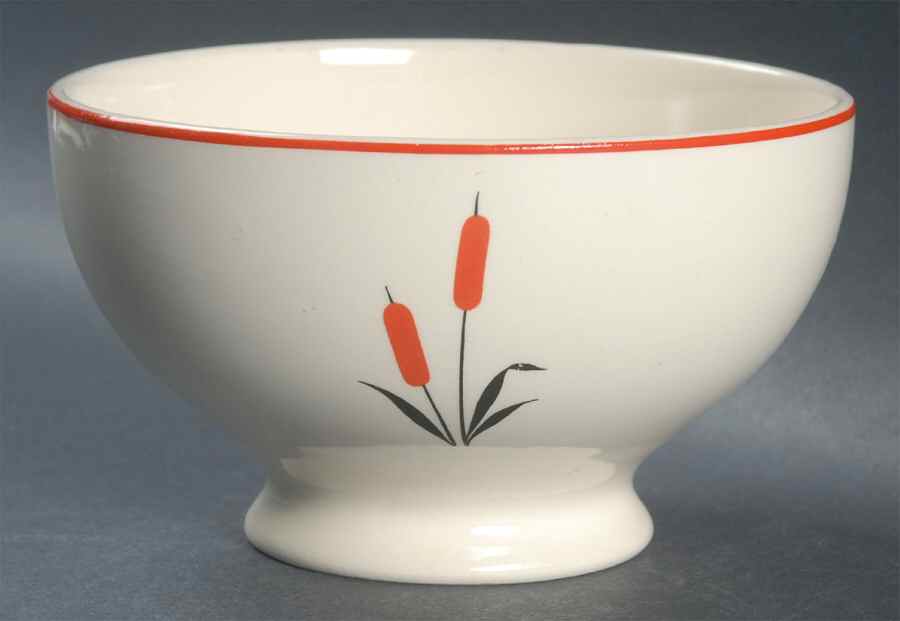 Cattail (Camwood) Cranberry Bowl by Universal-1