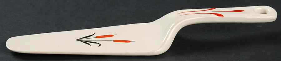 Cattail (Camwood) Solid Ceramic Pie/Cake Server by Universal-1