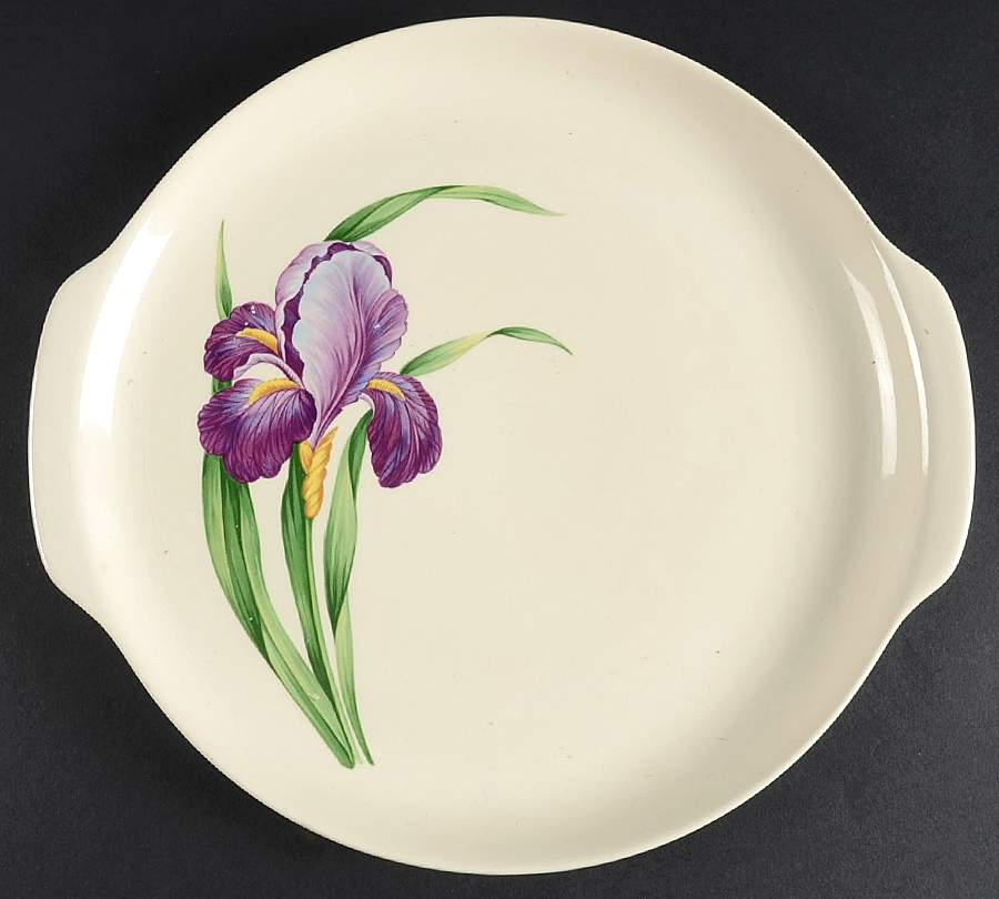Iris Handled Cake Plate by Universal-1