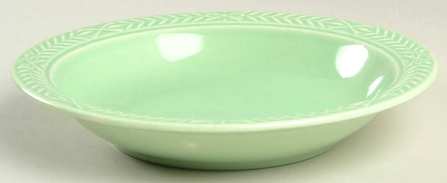 Laurella Green Rim Soup Bowl by Universal-1