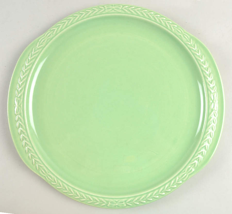 Laurella Green Handled Cake Plate by Universal-1