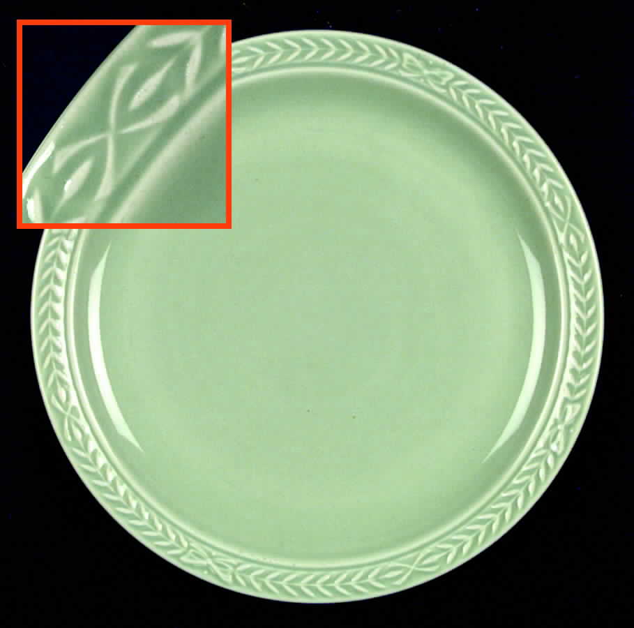 Laurella Green Dinner Plate by Universal-1