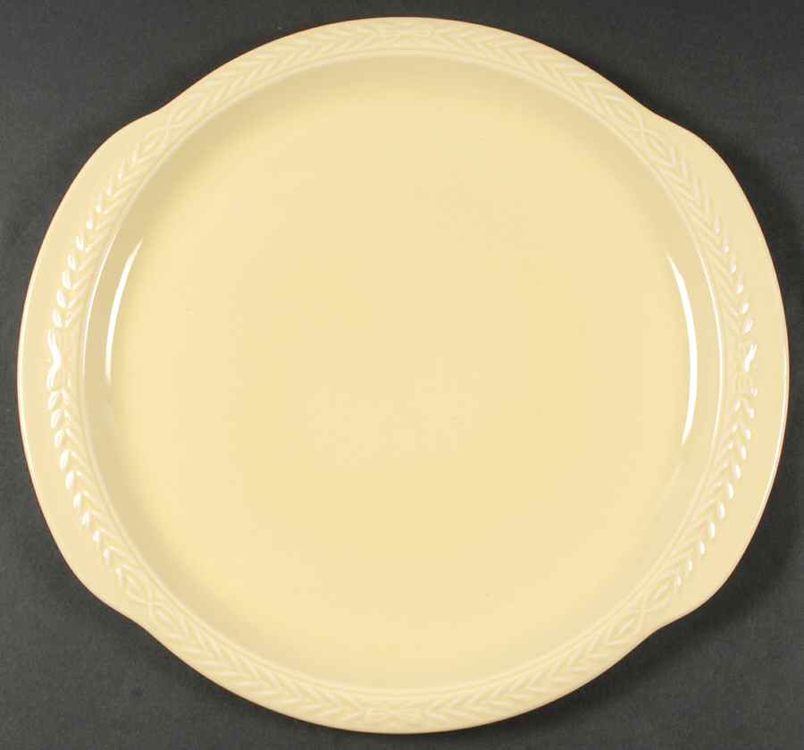 Laurella Yellow 13" Chop Plate (Round Platter) by Universal-1