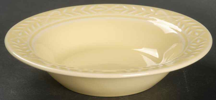 Laurella Yellow Rim Fruit/Dessert (Sauce) Bowl by Universal-1