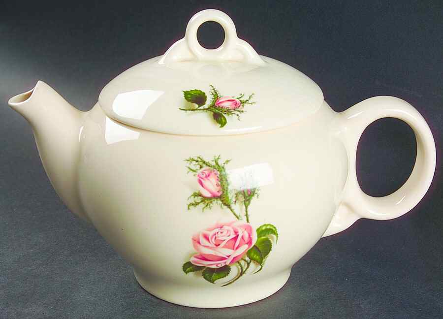 Moss Rose (No Trim) Teapot & Lid by Universal-1