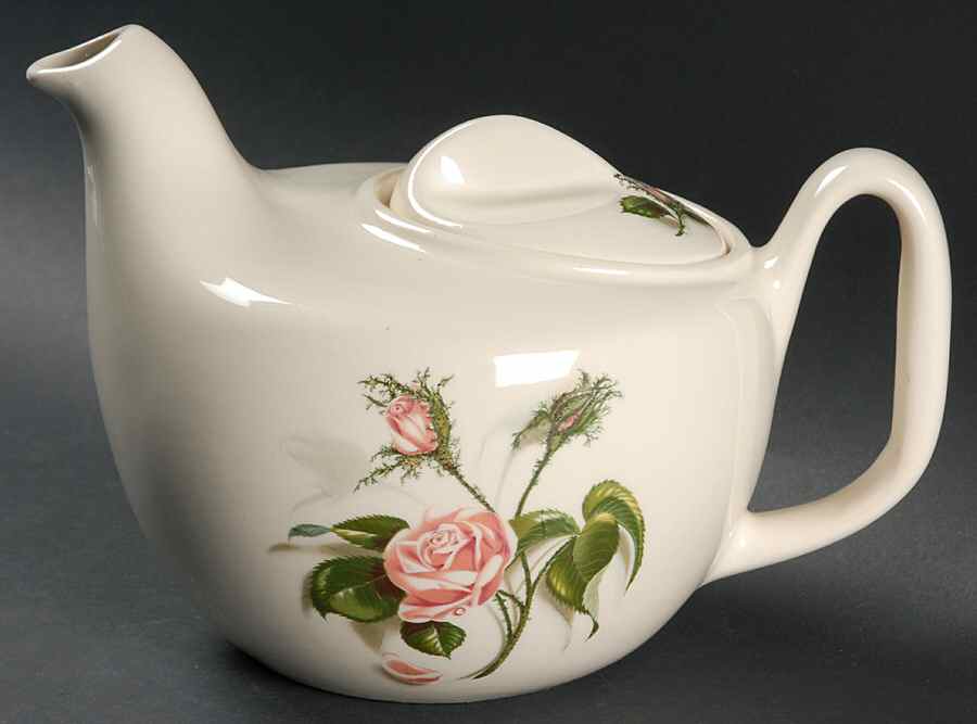 Moss Rose (No Trim) Teapot & Lid by Universal-1