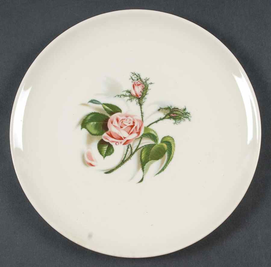 Moss Rose (No Trim) Salad Plate by Universal-1