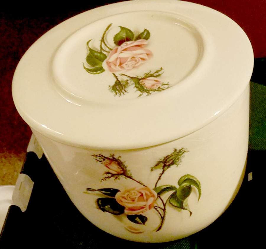 Moss Rose (No Trim) Large Refrigerator Jar & Lid by Universal-1