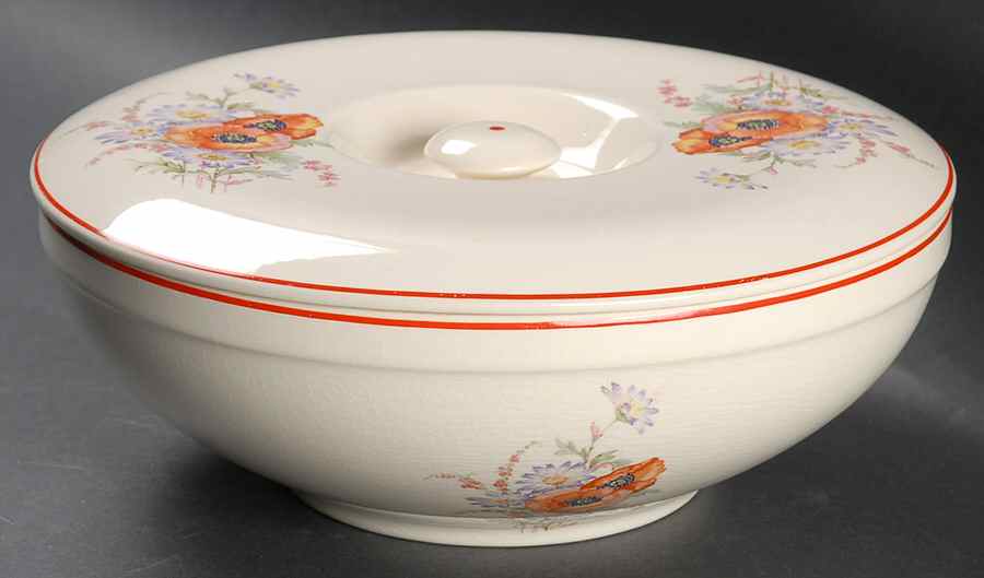 Poppy Round Covered Vegetable by Universal-1