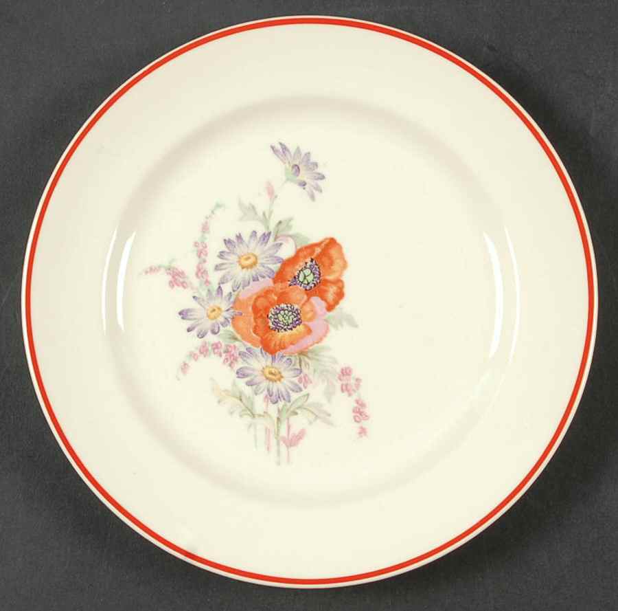 Poppy Bread & Butter Plate by Universal-1