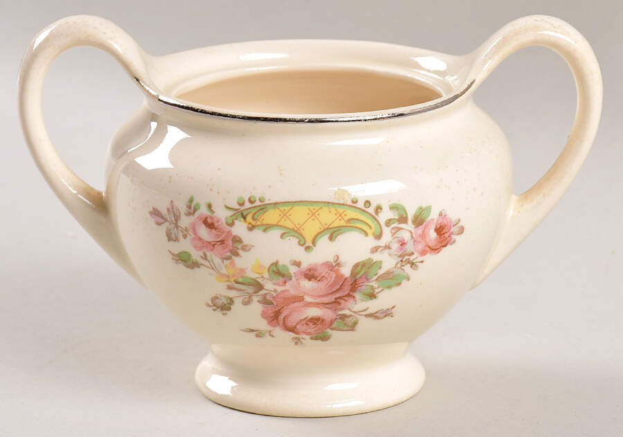 Rambler Rose Sugar Bowl No Lid by Universal-1