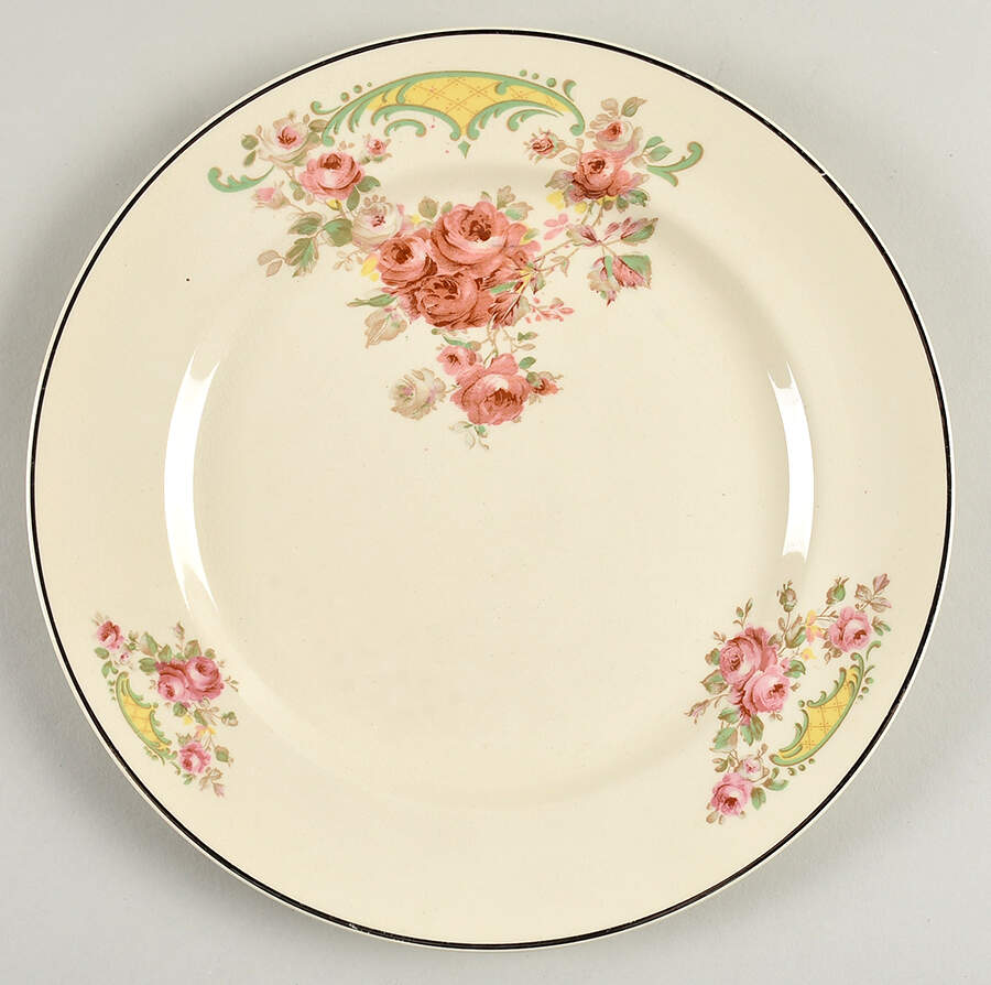 Rambler Rose Dinner Plate by Universal-1