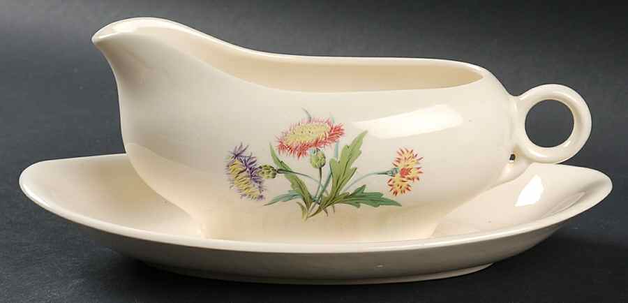 Thistle Gravy Boat & Underplate by Universal-1