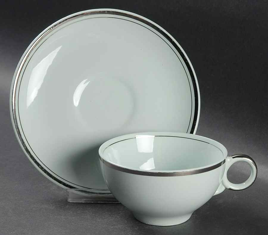 UNI14 Flat Cup & Saucer Set by Universal-1