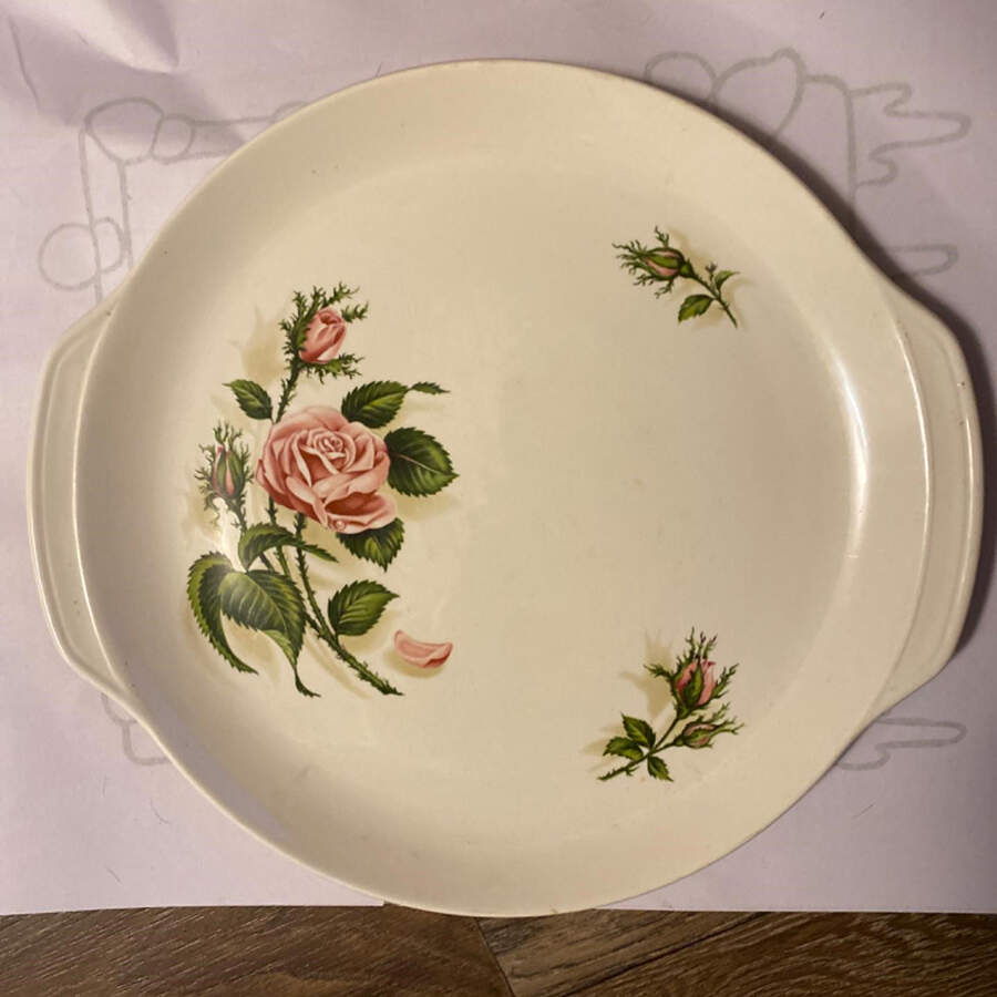 UNI16 13" Handled Chop Plate (Round Platter) by Universal-1