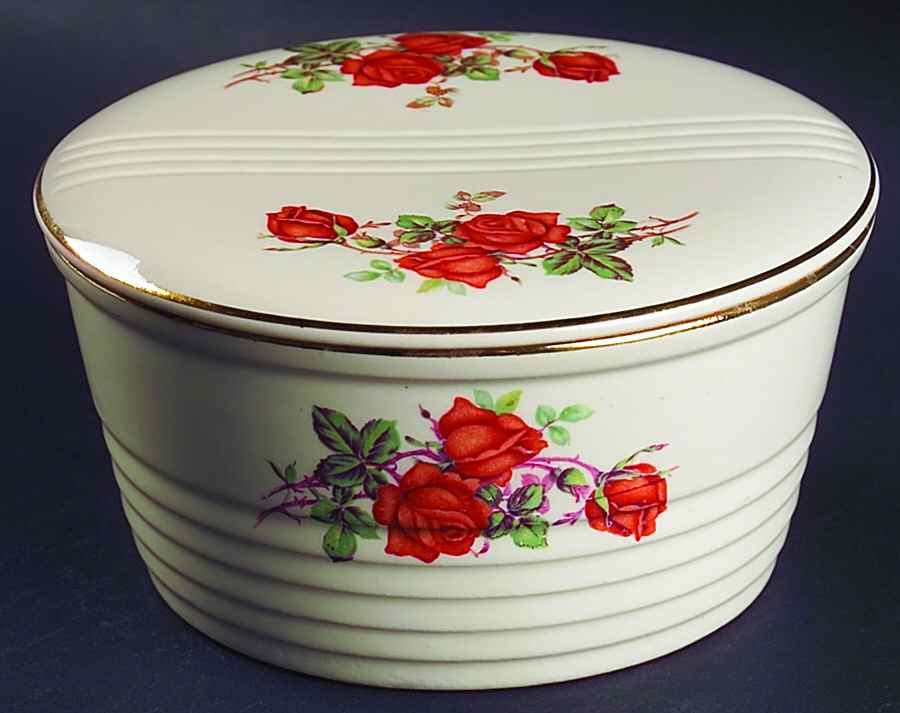 American Beauty Rose Small Refrigerator Jar & Lid by Universal-1