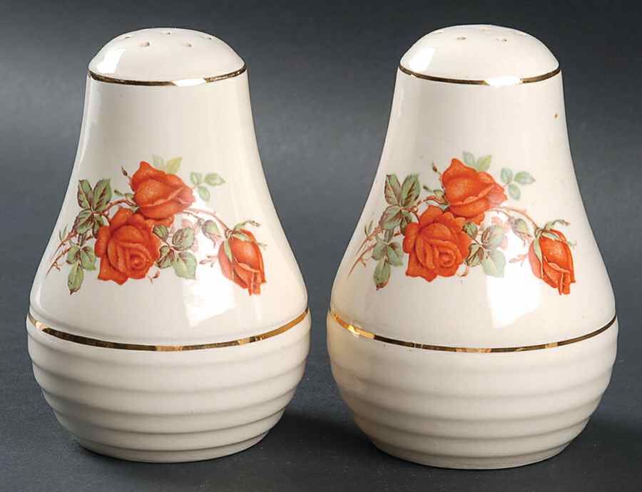 American Beauty Rose Salt & Pepper Set by Universal-1