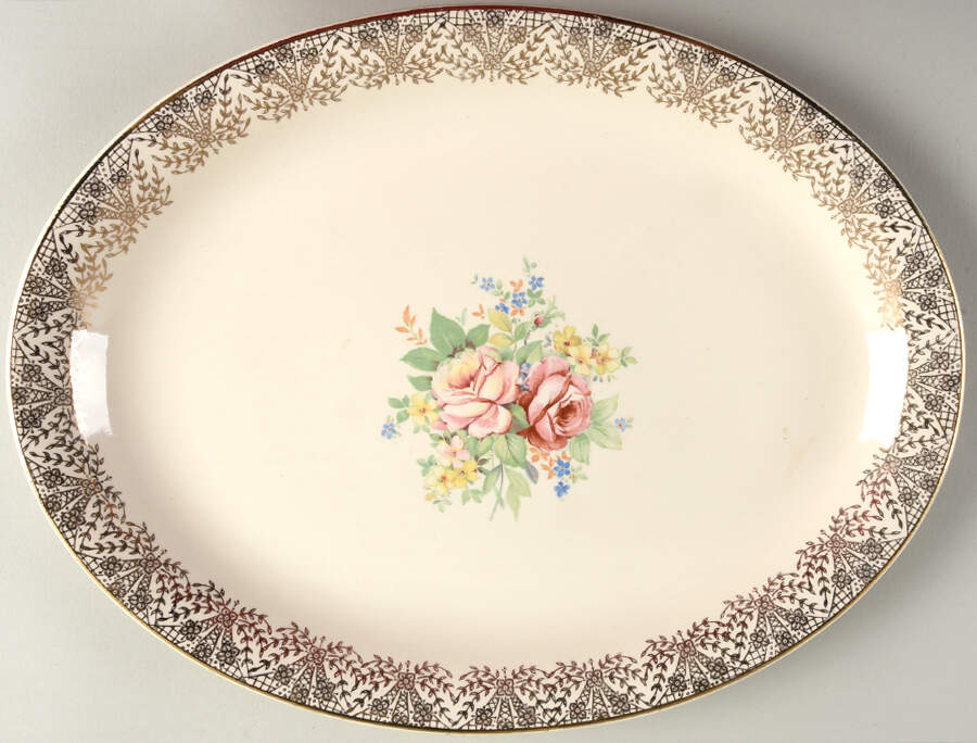 UNI59 13" Oval Serving Platter by Universal-1