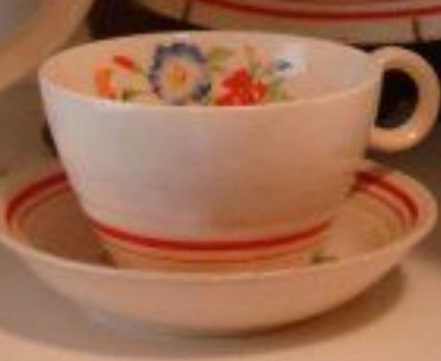 UNI65 Flat Cup & Saucer Set by Universal-1