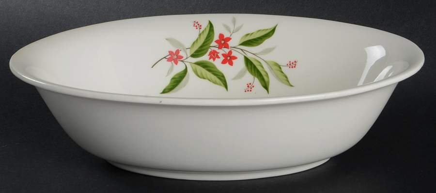 Woodvine 9" Oval Vegetable Bowl by Universal-1