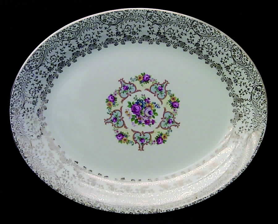 Liberty Gold 13" Oval Serving Platter by USA-1