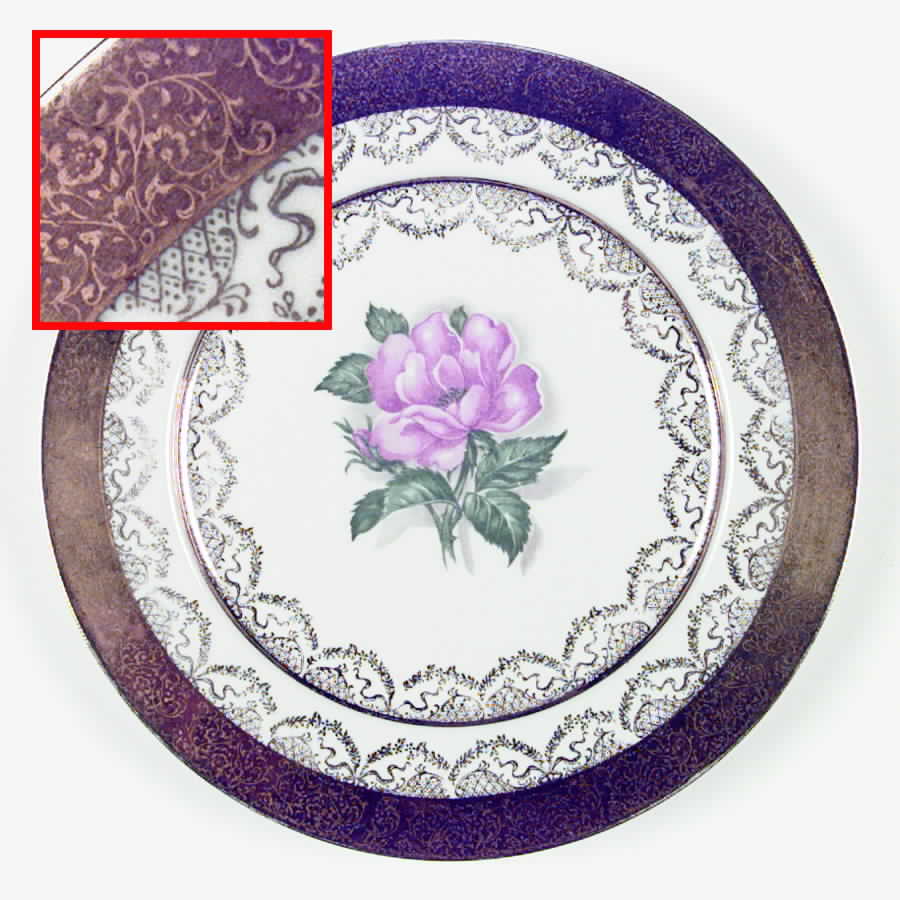 Princess Rose Dinner Plate by USA-1