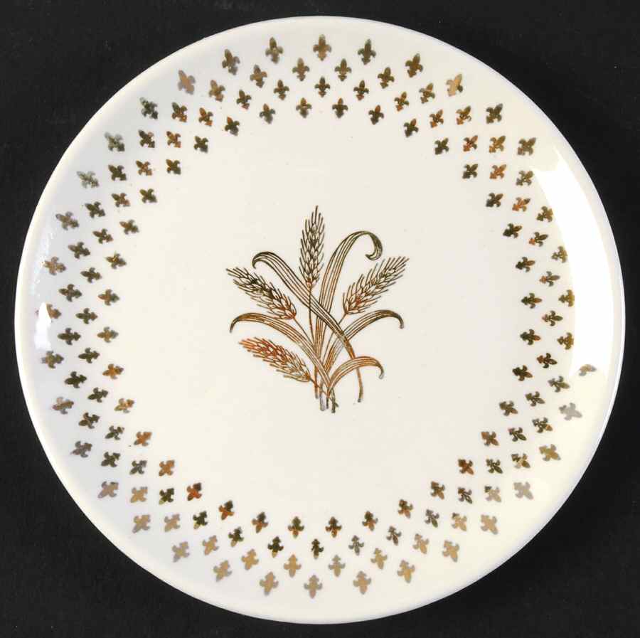 Golden Wheat Bread & Butter Plate by SCIO-1