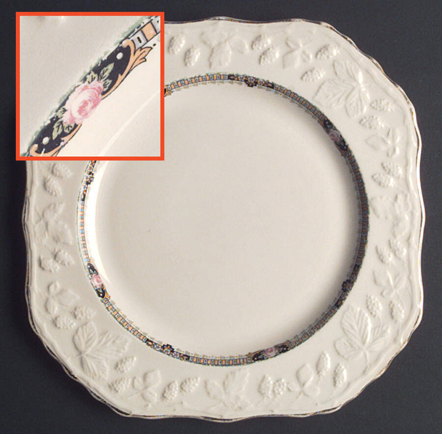 English Brambleberry Dinner Plate by Ostrow-1
