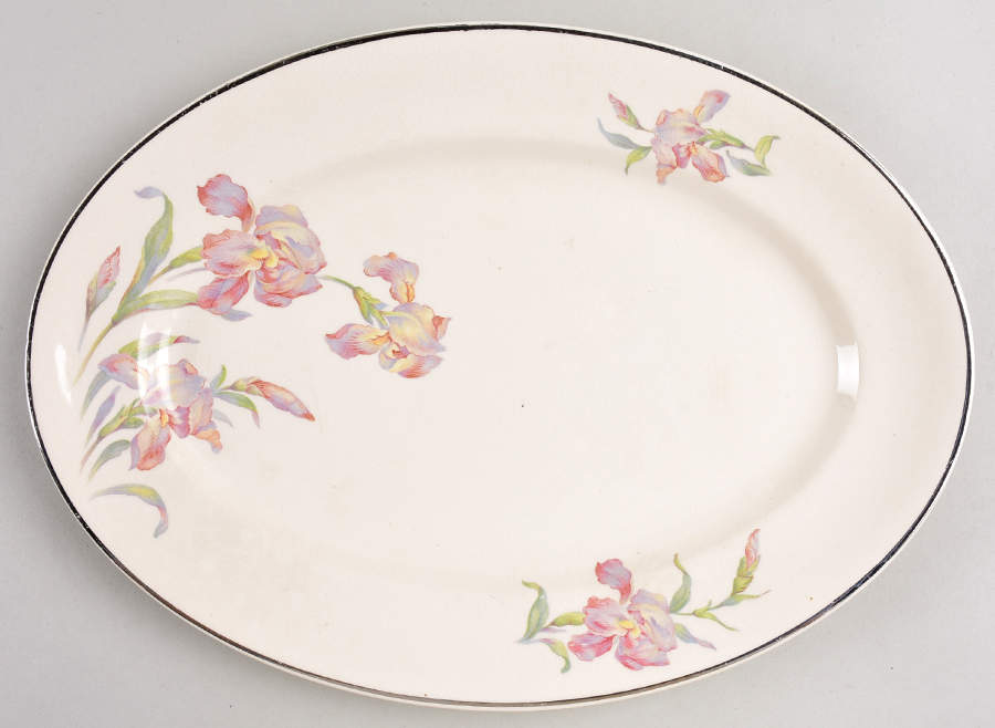 Iris 12" Oval Serving Platter by Universal-1