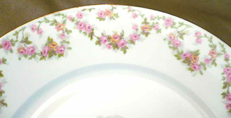 Bridal Rose Dinner Plate by Union Ceramique-1