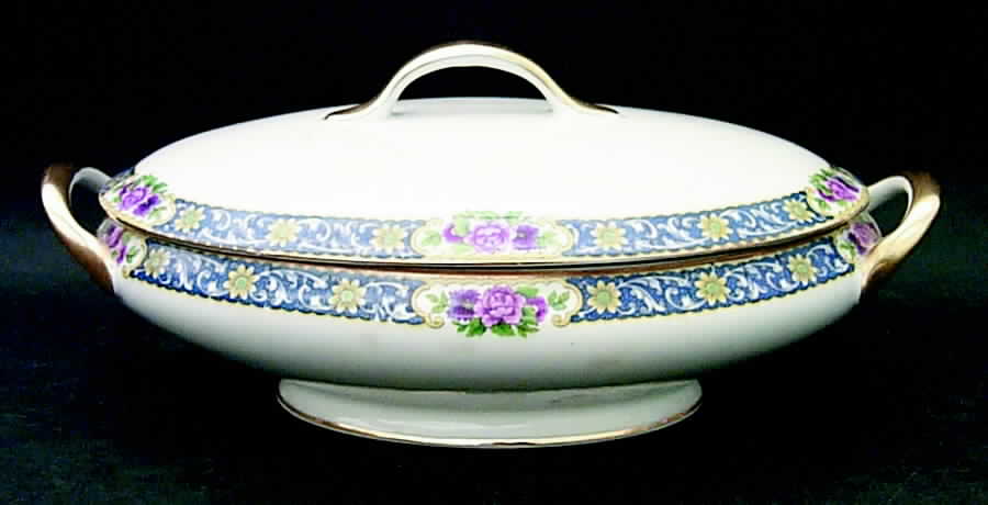 Lyons Oval Covered Vegetable by Union Ceramique-1