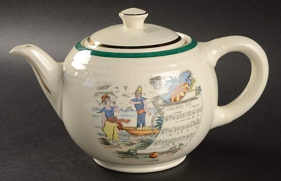 French Opera Reproductions Teapot & Lid by Ucagco-1