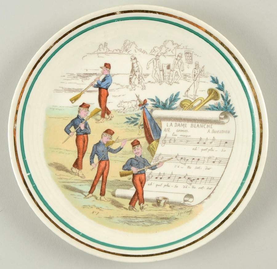 French Opera Reproductions Bread & Butter Plate by Ucagco-1