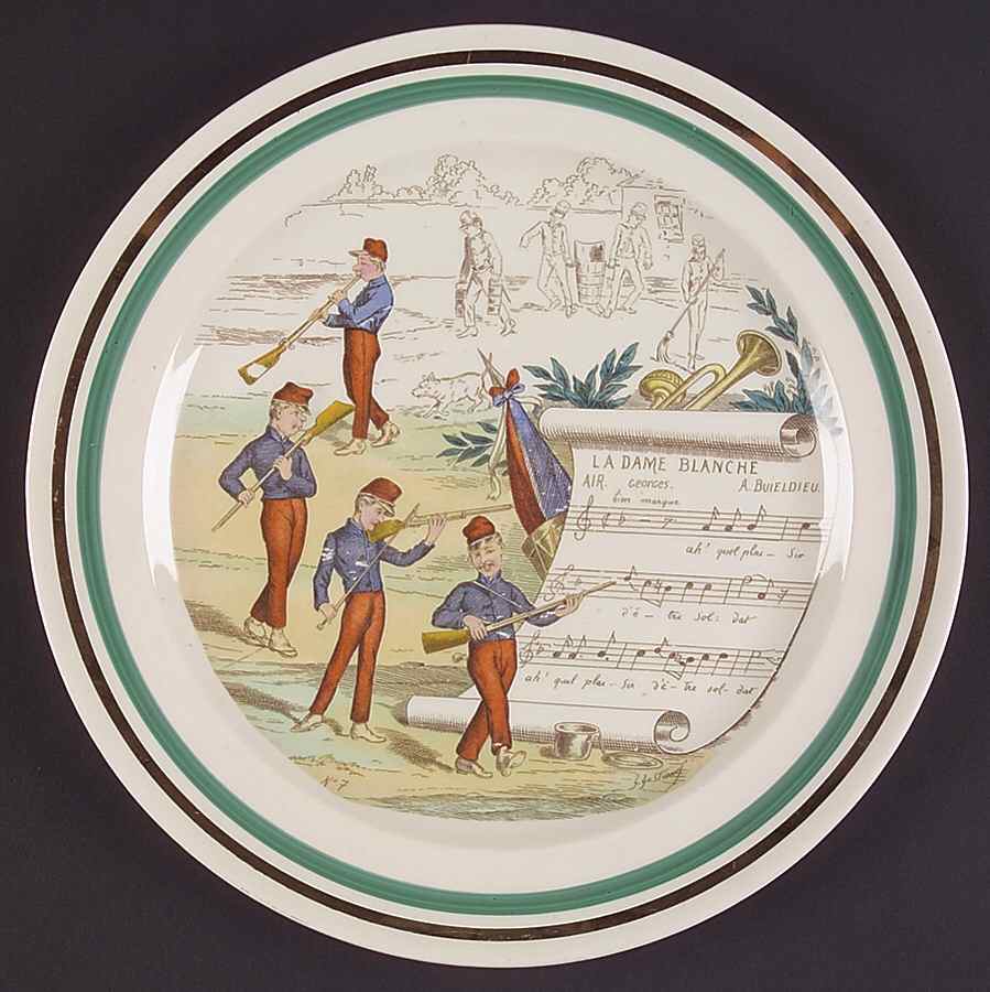 French Opera Reproductions Dinner Plate by Ucagco-1