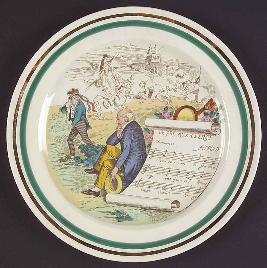 French Opera Reproductions Dinner Plate by Ucagco-1