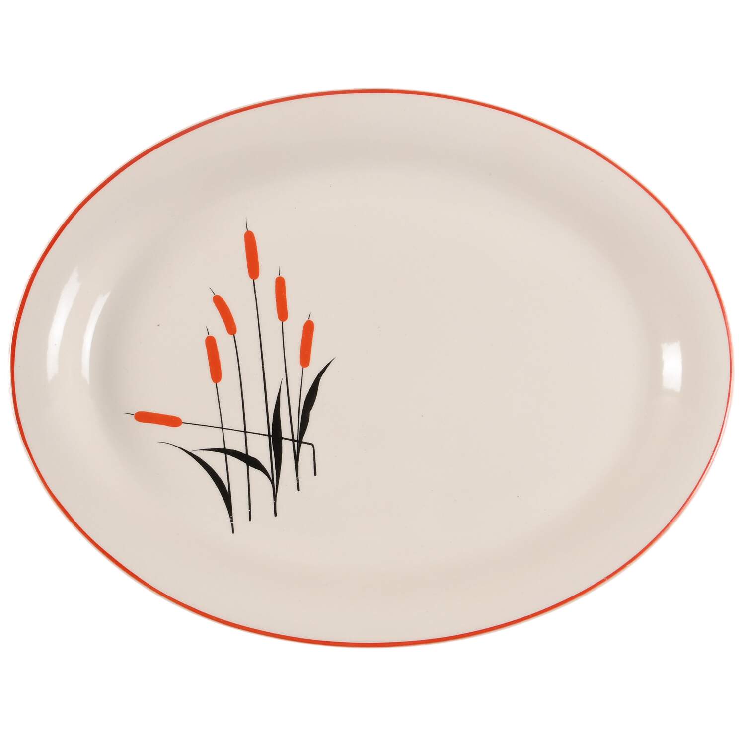 Cattail (Mt Vernon) 11" Oval Serving Platter by Universal-1