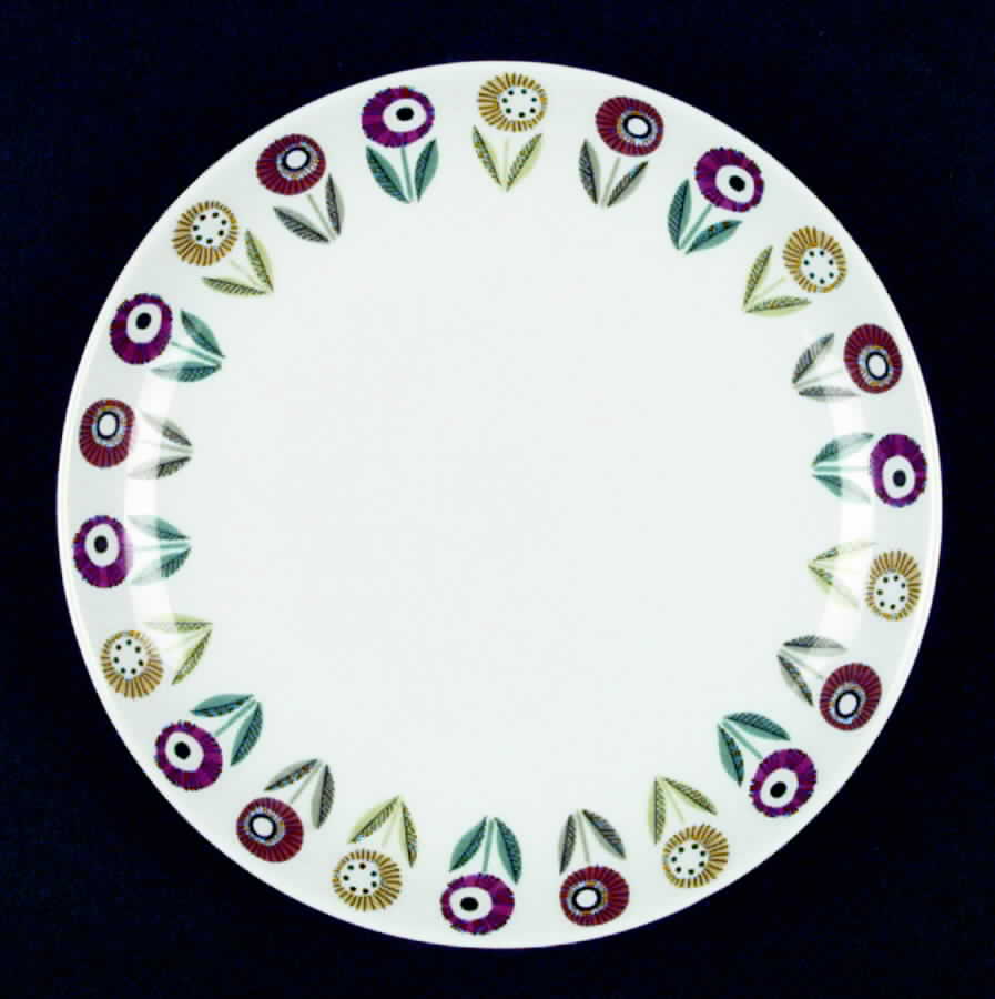 Bellis Bread & Butter Plate by Upsala Ekeby-1