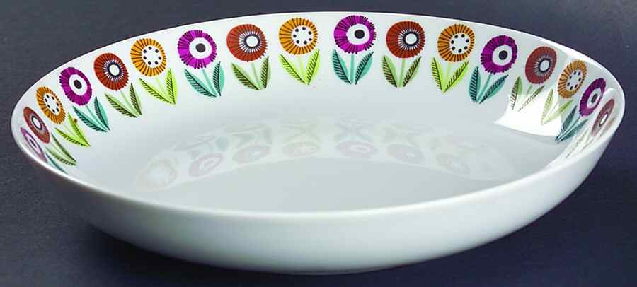 Bellis Coupe Soup Bowl by Upsala Ekeby-1