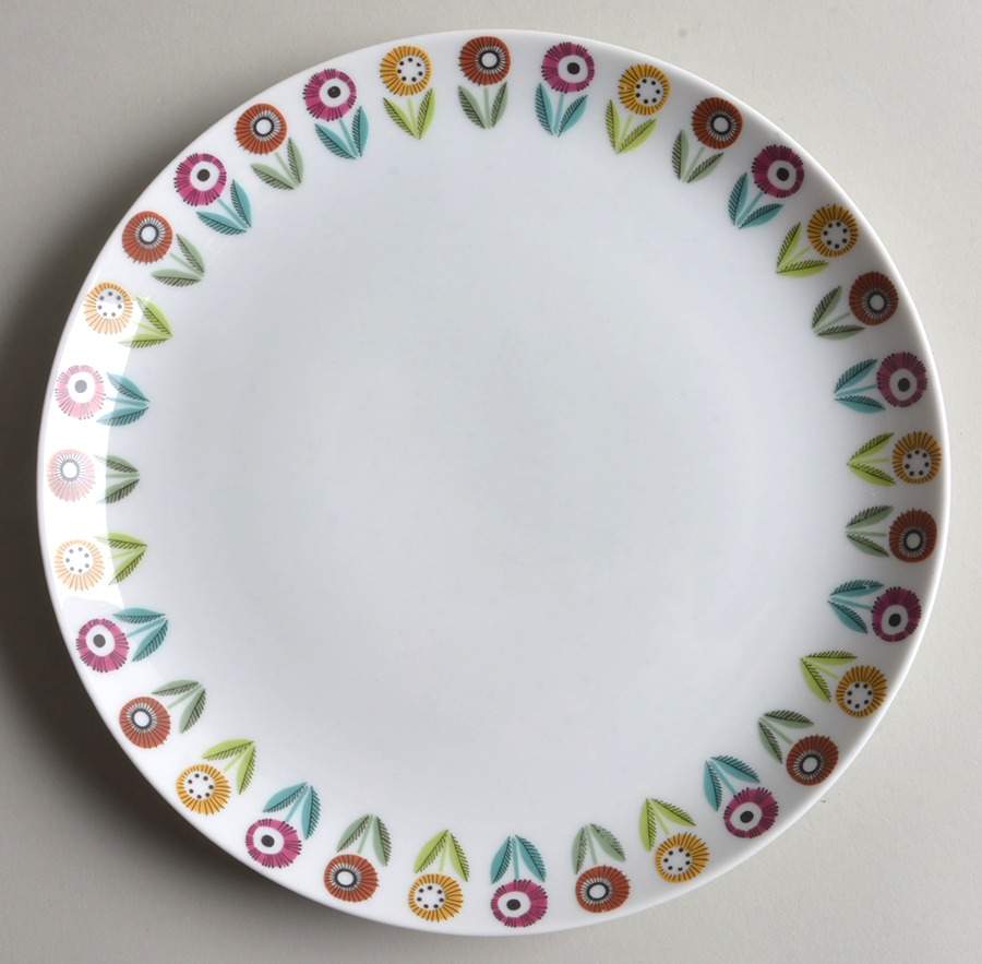 Bellis Luncheon Plate by Upsala Ekeby-1