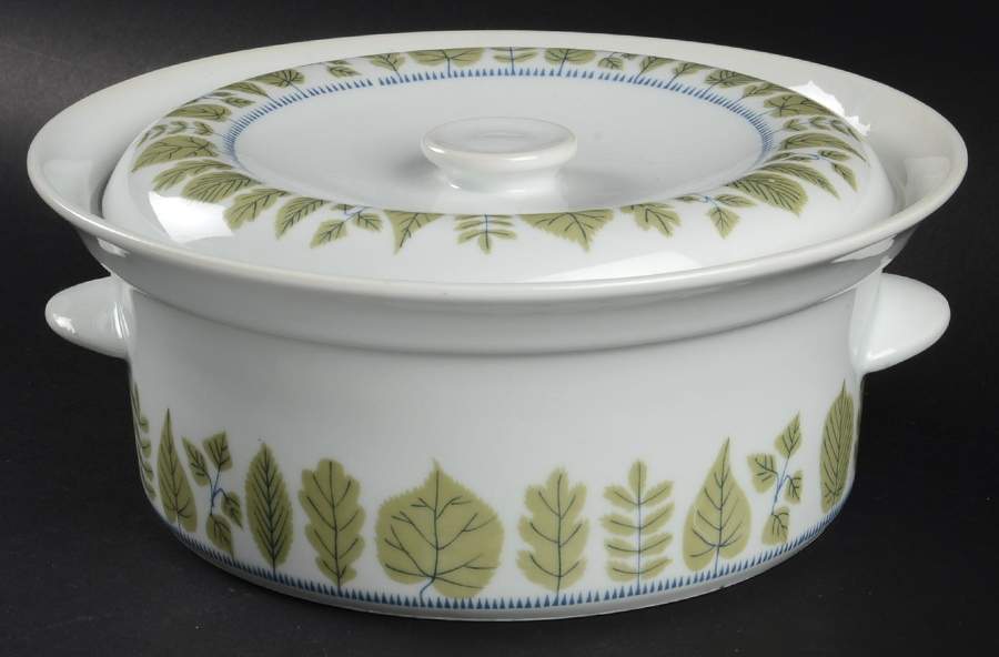 Sylvia Round Covered Vegetable by Upsala Ekeby-1