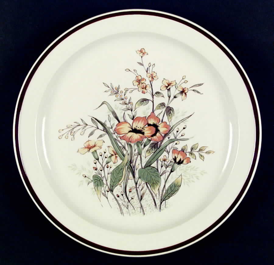 Desert Flower Dinner Plate by United Surgical Steel-1