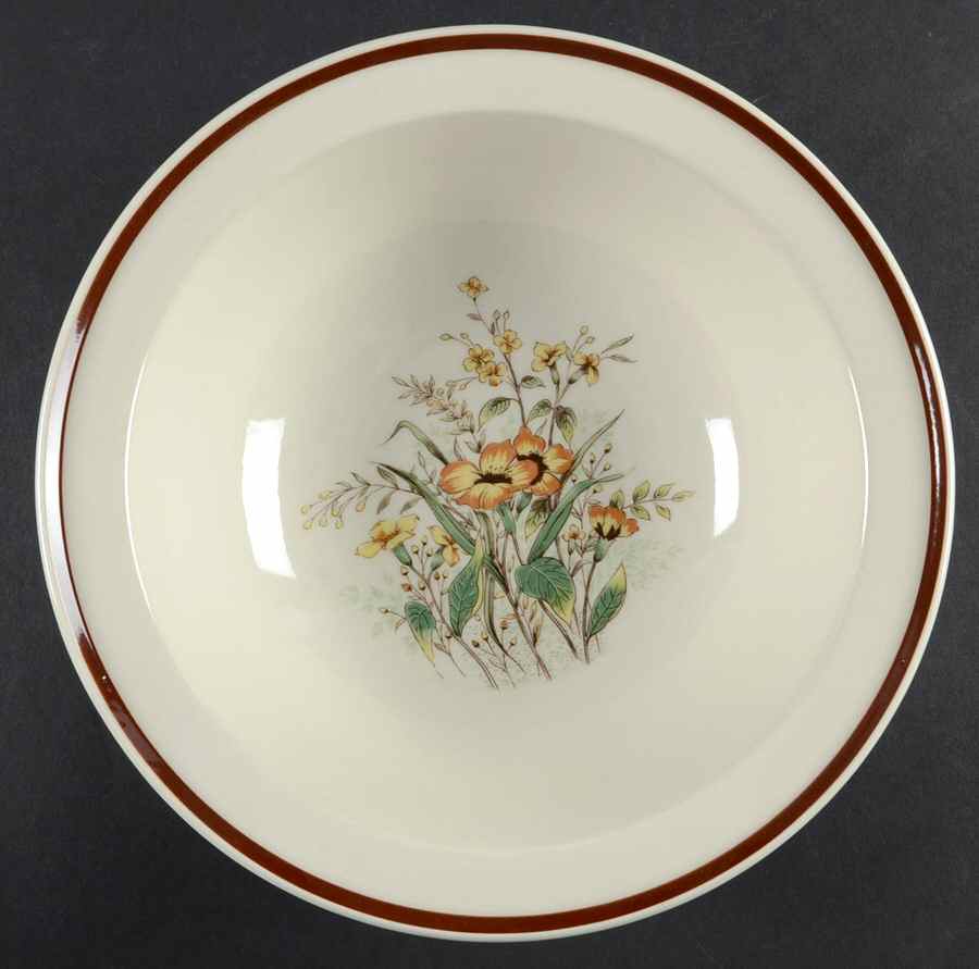 Desert Flower 9" Round Vegetable Bowl by United Surgical Steel-1
