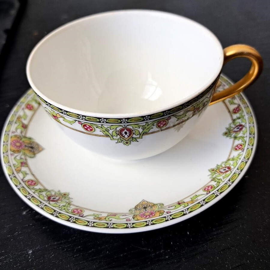 UNC71 Flat Cup & Saucer Set by Union Ceramique-1