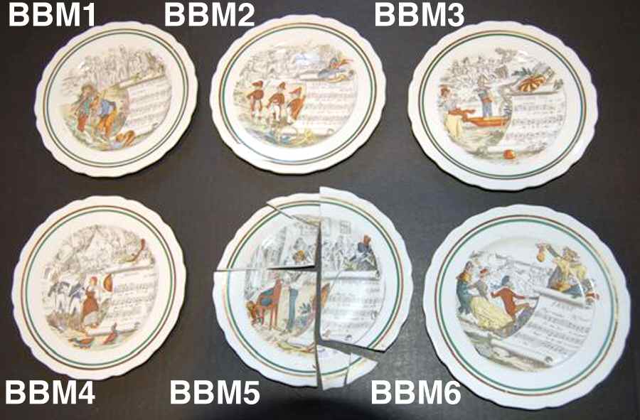 French Opera Reproductions Bread & Butter Plate by Ucagco-1