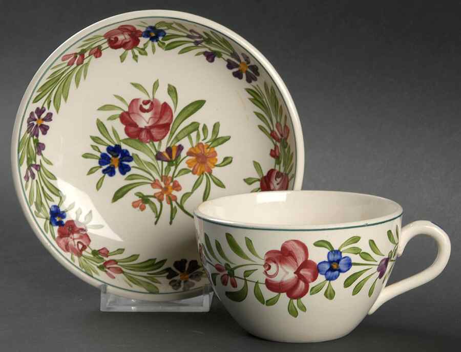 Rusticana Flat Cup & Saucer Set by Utzschneider-1