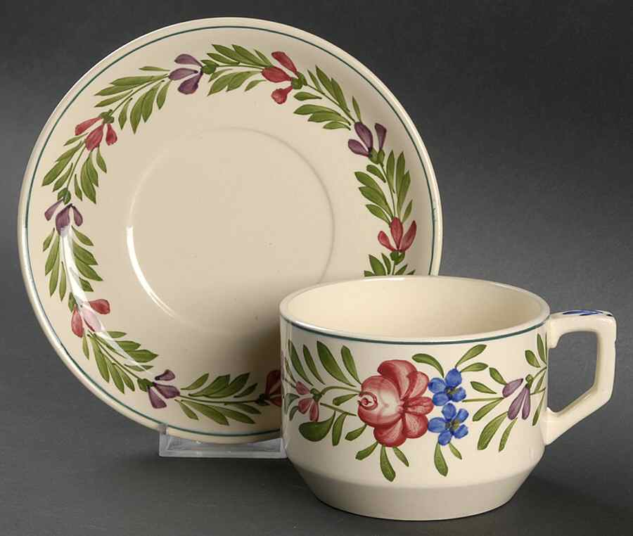 Rusticana Oversized Cup & Saucer Set by Utzschneider-1