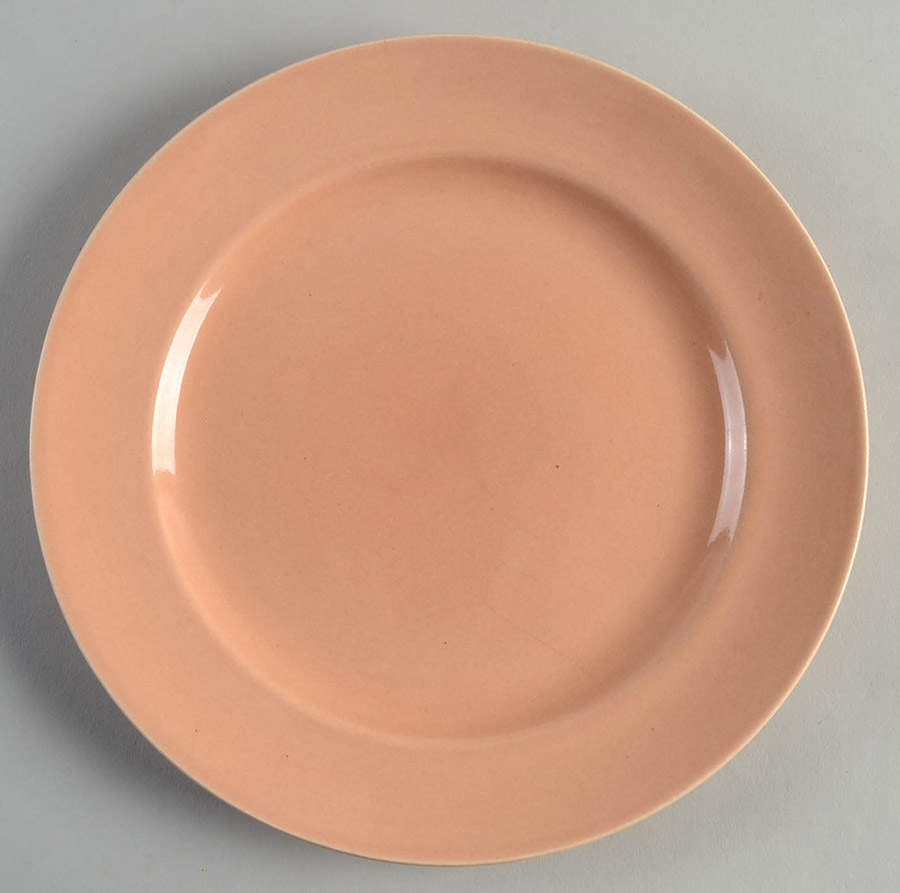 Camwood Ivory Coral Luncheon Plate by Universal-1