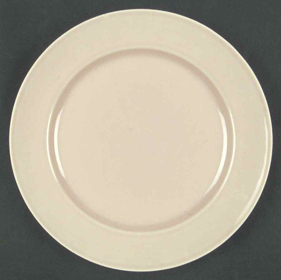 Camwood Ivory Coral Dinner Plate by Universal-1