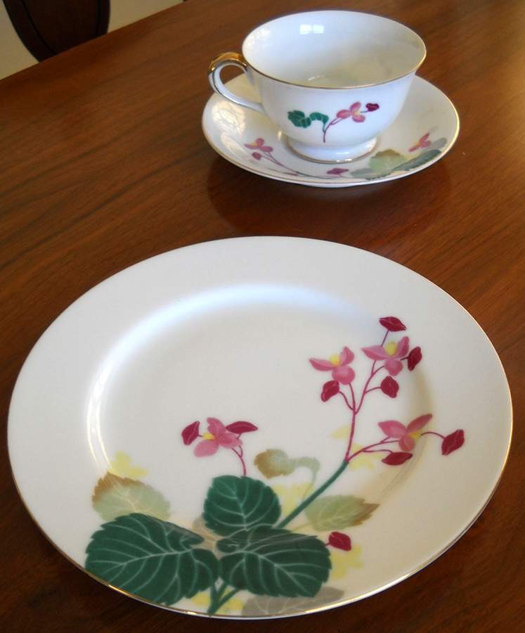 UCA17 Footed Cup & Saucer Set by Ucagco-1